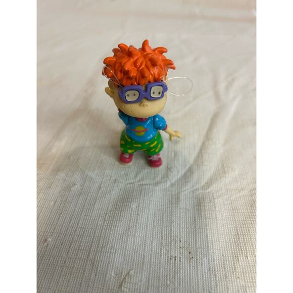 Vintage 90's Nickelodeon RugRats Chuckie Finster Keychains 1997 - Picture 1 of 3